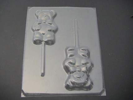 624 Teddy Bear Chocolate or Hard Candy Lollipop Mold 624 Teddy Bear Chocolate or Hard Candy Lollipop Mold